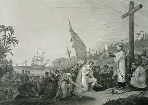 C1876: The first landing of Columbus in the new world