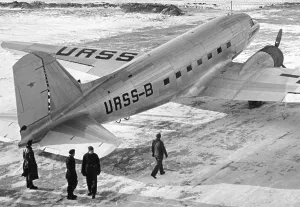 German Russian: First landing of a Soviet aircraft at the Berlin-Tempelh