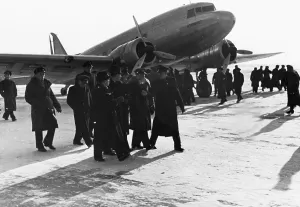 German Russian: First landing of a Soviet aircraft at the Berlin-Tempelh
