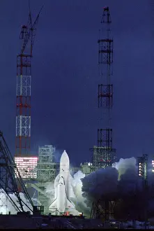Buran: First launch of Buran spacecraft, 1988
