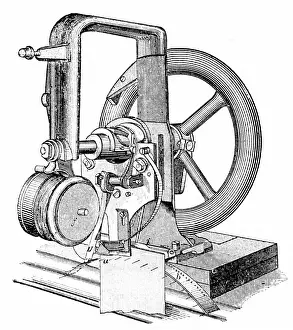 Constructed: First lockstitch sewing machine, constructed by