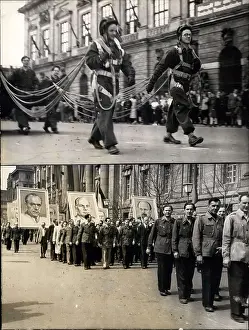 Ulbricht: First of May demonstrations in East Berlin, Germany