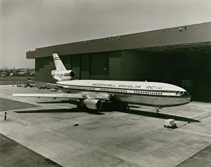 The first McDonnell Douglas DC-10-10 N10DC is rolled out