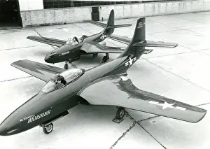 Larger: The first McDonnell XFD-1 Phantom, 48235, behind its lar