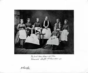 Negatives: The first members of the Norwich staff of Nurses