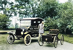 Millionth: The first and the ten millionth Fod Motor Car produced in Am