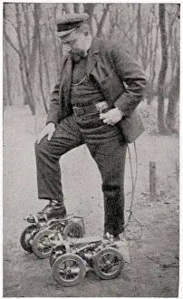 Inventions: First Motorized Skates in Paris 1906