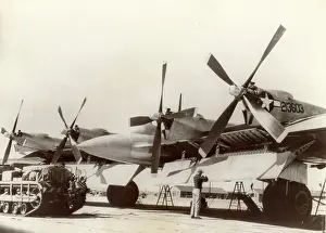 Rotation: The first Northrop XB-35 42-13603 after modification
