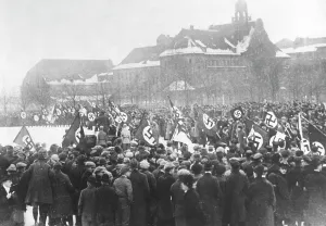 Troopers: The first NSDAP party convention in Munich, 1923