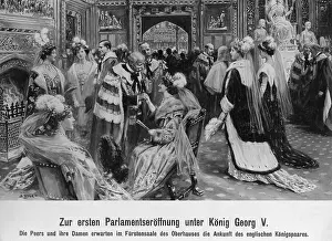 Peers: First opening of the parliament under King