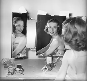 Christl: First Opera Ball after the war. Dancer Christl Zimmerl[?