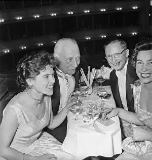 Loge: First Opera Ball after the war. In the loge of the Plans