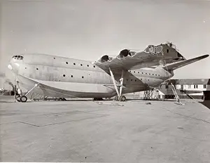 Cowes: The first partially-completed Saunders-Roe SR45 Princess