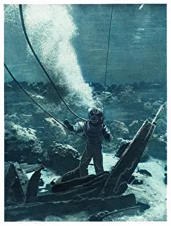 First Photo of a Diver