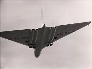 Brakes: The first prototype Avro Vulcan VX770 From the rear