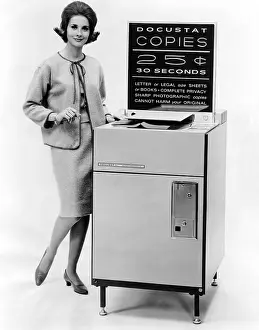 Photocopy: The first public use photocopy vending machine. ?