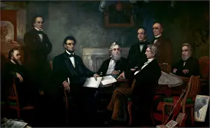Caleb: First Reading of the Emancipation Proclamation, 1863