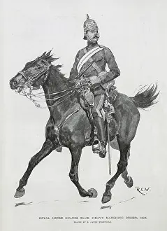Caton: First Regiment of Life Guards Blue, Illustration by R C W