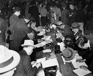 Pressroom: First reports of the Hindenburg disaster. ?