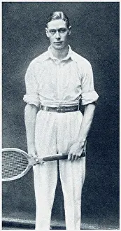 Handed: First Royal competitor for Wimbledon 1926