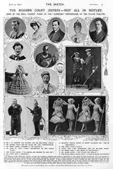 Robey: First Royal Variety Show cast, 1912