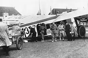 Starts: The first scheduled flight between Munich-Milan, 1931