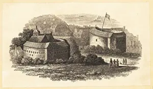 Polygon: First and second Globe Theatres, London, 17th century
