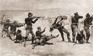 Traditionalist: First shots of the Wounded Knee Massacre, on Dec