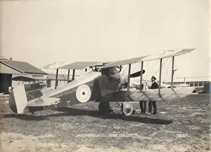 Brooklands: First Sopwith TF2 Salamander E5429, prepares for takeoff