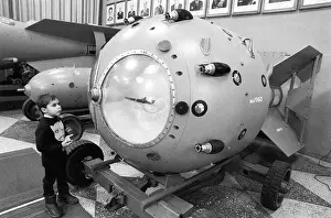 Moshkov: First Soviet nuclear bomb at Sarov Atomic Bomb Museum, 1992