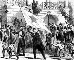 Unfurled: The first states rights flag unfurled by ?