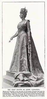 Crewe: First Statue of Queen Alexandra 1908