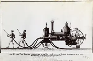 London Fire Brigade: First Steam Fire Engine, USA