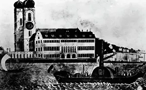 1824: The first steemer on Lake Constance, 1824