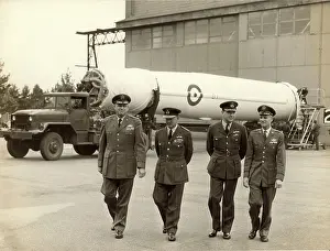 Blanchard: The first Thor missile for the RAF at Feltwell Norfolk