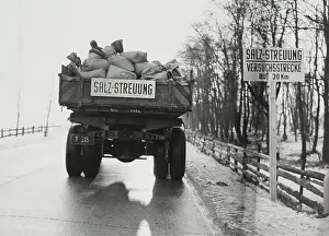 Spreaded: For the first time salt is spreaded on Austria's roads