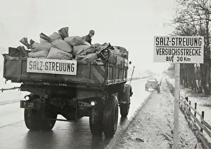 Spreaded: For the first time salt is spreaded on Austria's roads