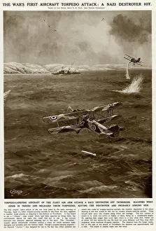 Trondheim: First torpedo air attack by G. H. Davis