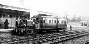 Sodbury: First train at Chipping Sodbury Railway Station in 1903