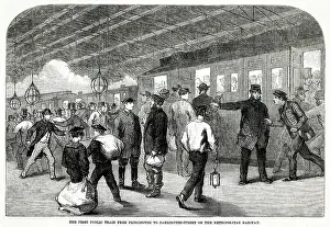 Farringdon: First Underground Train 1863