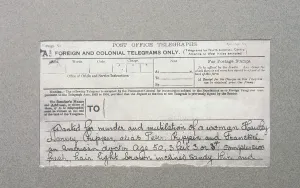 Meek: First use of wireless telegram in crime, Dr Crippen