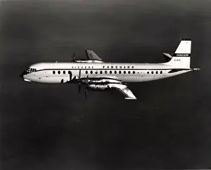 Vanguard: The first Vickers Vanguard G-AOYW in flight