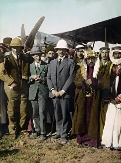 Abdullah: First Viscount Herbert Samuel, Colonel T.E. Lawrence
