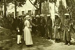 Inspections: First World War 1914-1918: State visit of