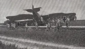 Halberstadt: First World War (1918). German plane Halberstadt