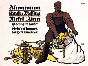 Nickel: First World War / Aluminium, German Michel