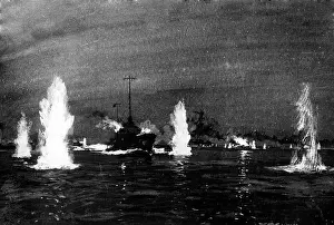First World War: Austro-Hungarian Navy operating in the Medi