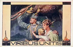 Viribus: First World War. Picture postcard