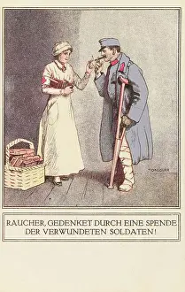 Soldaten: First world war. Raucher - gedenket