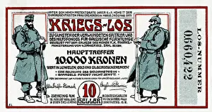 Tombola: First World War / WWI, Austria, lot for the benefit